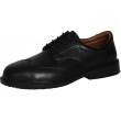 Leather Safety Brogue Shoes with Toe Cap - Slip Resistant