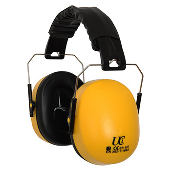 Deluxe Folding Ear Defenders - Adjustable Padded Headband