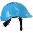 Short peak safety helmet with wheel ratchet - 3 colours