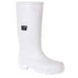 White Knee High Wellingtons - Hygienic and Lightweight
