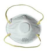 FFP1 Low Efficiency Valved Disposable Dust Masks