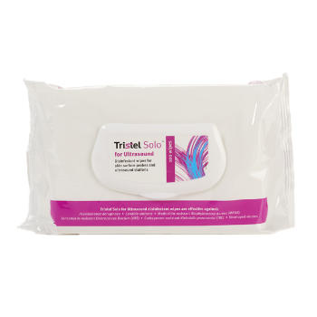 Tristel Solo Disinfectant Wipe for Ultrasound Equipment