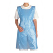 Disposable Plastic Aprons in 2 Colours - 100 Flat Pack