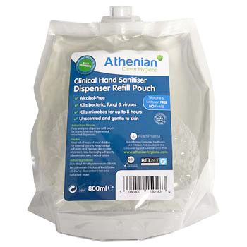 Athenian Sanitising Refill Pouch - Next Day UK Delivery