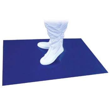 Clean Room Sticky Mat Frame - with 1 Pad (30 Sheets), Blue