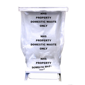 Clear Domestic Waste Sacks - Printed and Unprinted