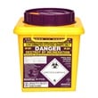 Clinical Waste Bin - 3.5L, for Sharps & Hazardous Waste