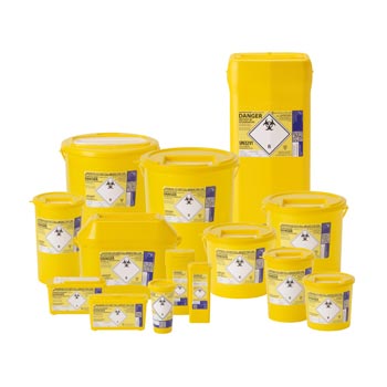 Clinical Waste Bins - For Sharps and Hazardous Waste