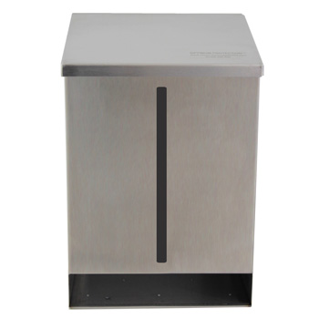Stainless Steel - Wall Mounted Dispenser for Lab Coats