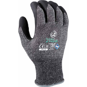 Cut Resistant Level 5 Glove - Foam Nitrile Coated Palm
