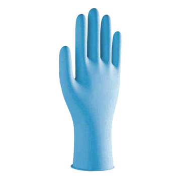 DERMAGRIP Powder Free Blue Nitrile Gloves - Box of 200