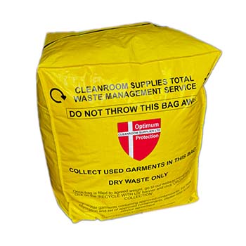 Collection Bag for Cleanroom Supplies Recycling Service