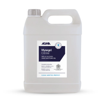 80% Alcohol Hand Sanitising Gel - 5L Refill Bottle