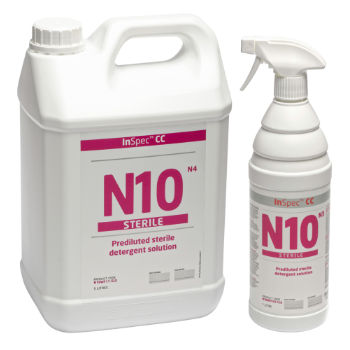 Inspec N10 - Sterile Alkaline Detergent for Cleanrooms