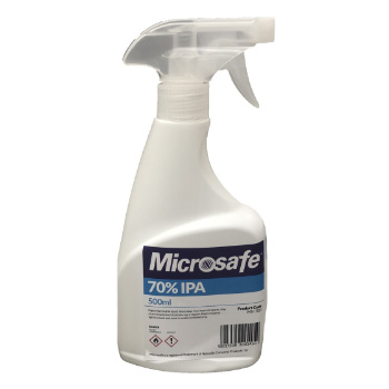 70% IPA Alcohol Disinfectant Spray - 500ml Bottles