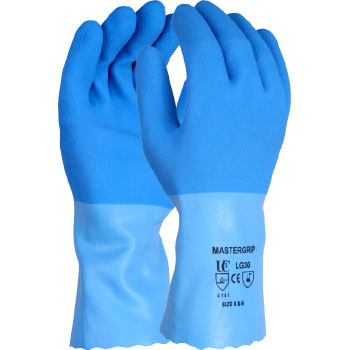 Heavy Duty Latex Rubber Gauntlet - Chemical Resistance