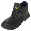 Black Leather Boot - with Composite Safety Toe Cap
