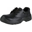 Black Leather Non-Metallic Safety Shoes - Composite Toe