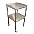 Stainless Steel Medical Trolley - 2 Tier Fully Welded