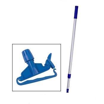 Cleanroom Mop  Autoclavable String Mop Clamp & Handle 