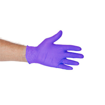 Purple Nitrile Powder Free Disposable Examination Glove