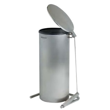 Grade 304 Stainless Steel Shrouded Bin With Foot Pedal