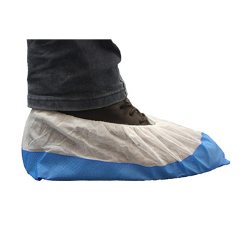 CPE/PP Plastic Disposable Overshoes with Anti-Slip Sole