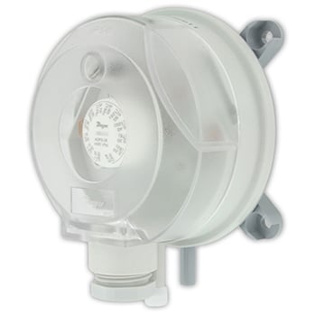 Dwyer Differential Pressure Switch with Adjustment Knob