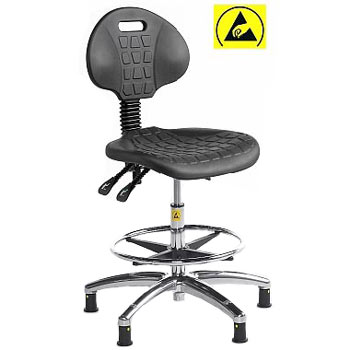 Cleanroom Chair ESD with Polyurethane Ergonomic Design