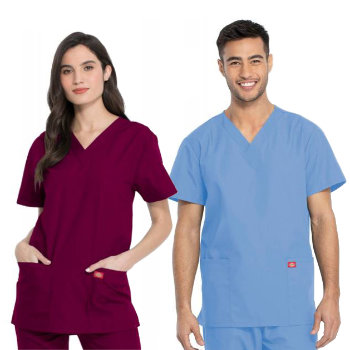Medical Scrubs - Top and Bottom Set for Healthcare