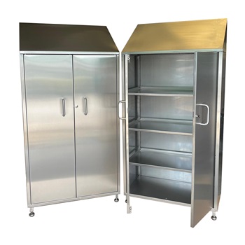 304 Stainless Steel Cleanroom Cupboard with Shelves