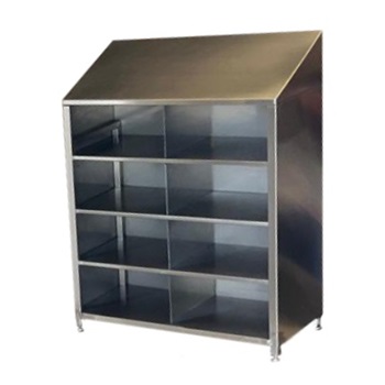 304 or 316 Grade Bespoke Stainless Steel Shelf Unit