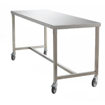 Stainless Steel Table with Castors - Cleanroom Supplies