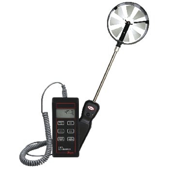Dwyer Thermo-Anemometer Test Instrument with 100mm Vane